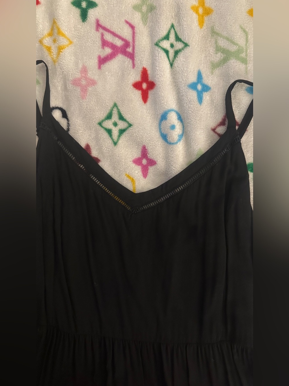 Old Navy Black Spaghetti Strap Camisole Dress